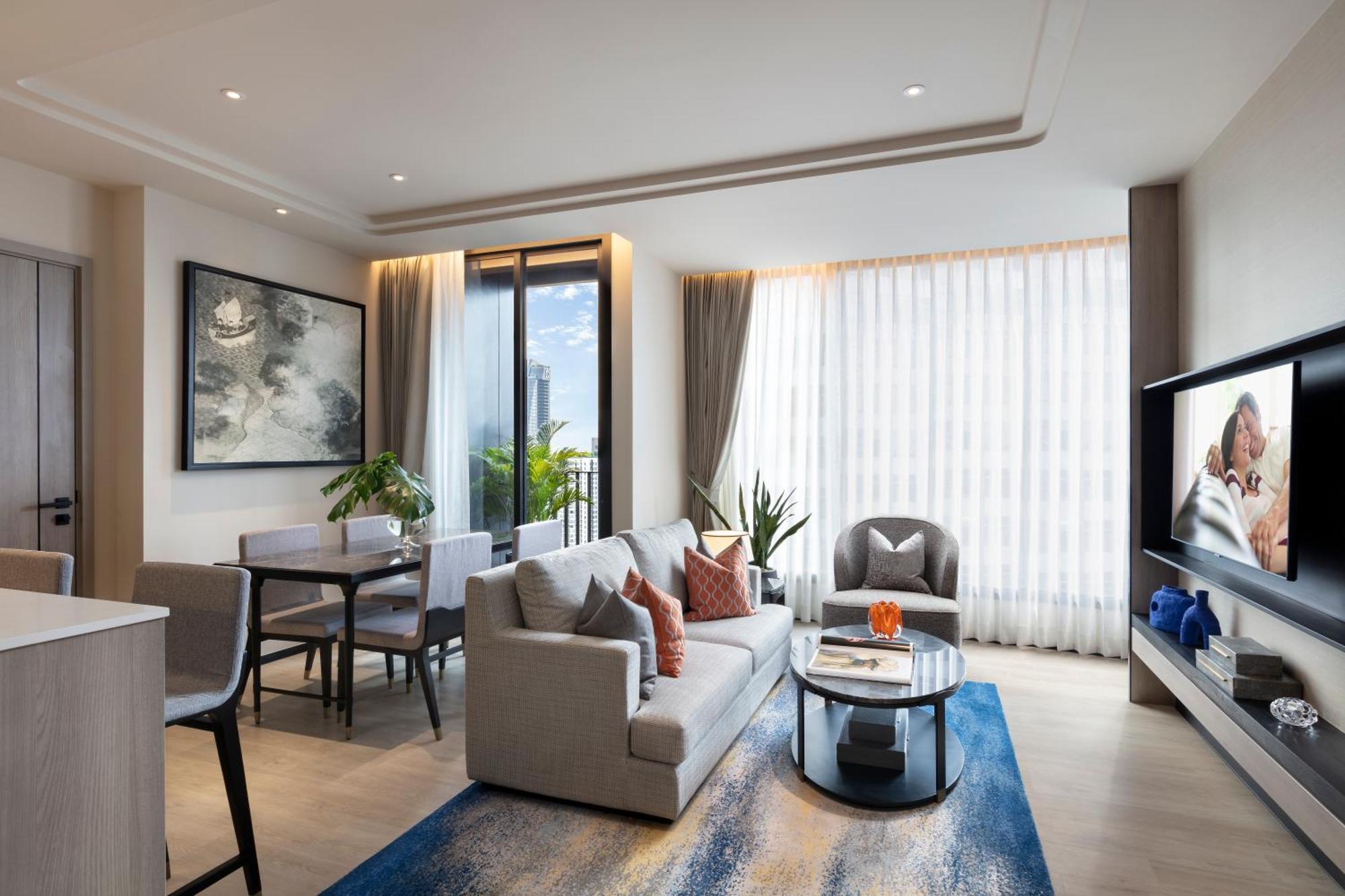 Hotel Ascott Thonglor Bangkok Exterior foto Living room